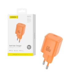 Foneng Adaptor MAX40-EU GAN Tipo-c PD60W Orange